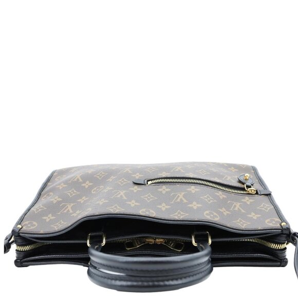 Louis Vuitton  Popincourt NM Monogram Canvas Tote Bag Brown - Picture 5 of 13